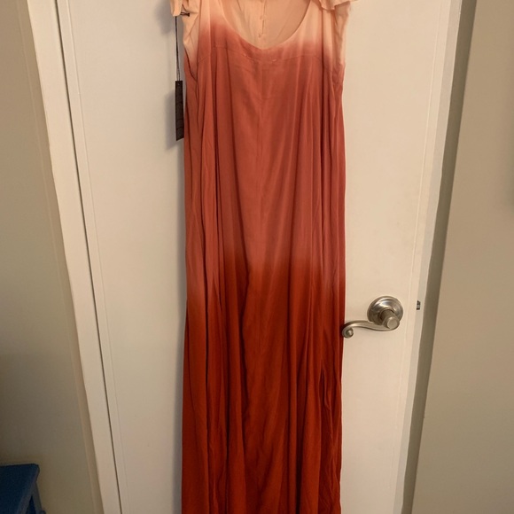 Forever 21 Peach Ombré Maxi - Picture 2 of 8
